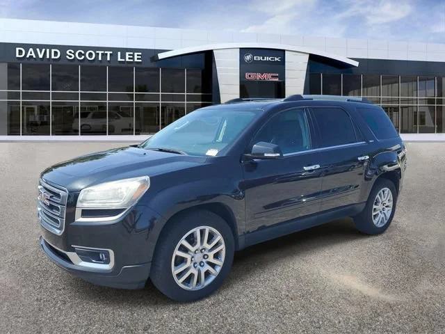 Used 2015 CARBON BLACK METALLIC GMC SLT image 2