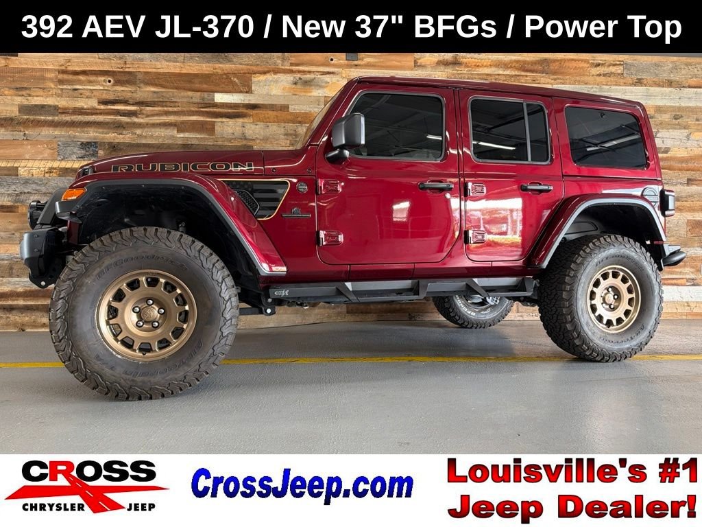 Used 2021 Snazzberry Pearlcoat Jeep Unlimited Rubicon 392 image 1