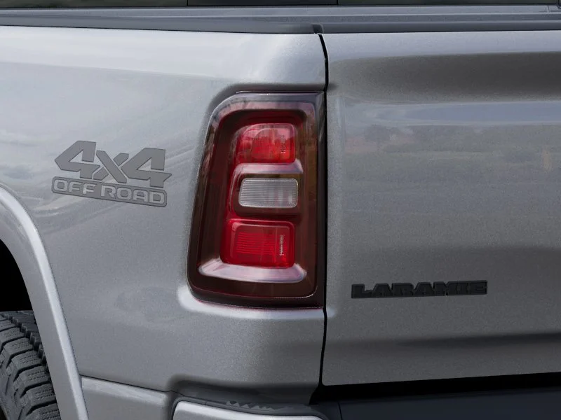 New 2025 Billet Silver Metallic Clear-Coat Exterior Paint RAM Laramie image 30