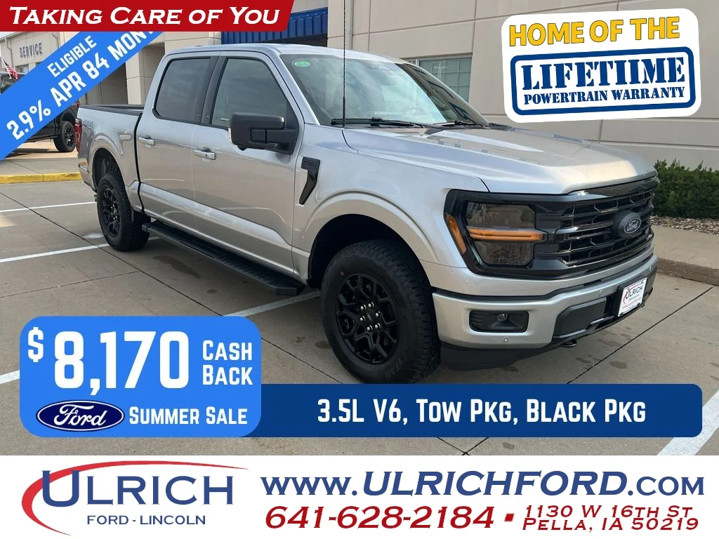 New 2026 Iconic Silver Metallic Ford XLT image 1