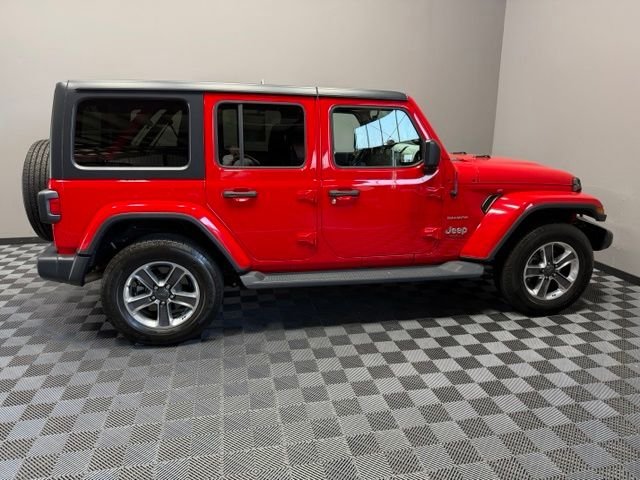 Certified Used 2020 Firecracker Red Clearcoat Jeep Unlimited Sahara image 7