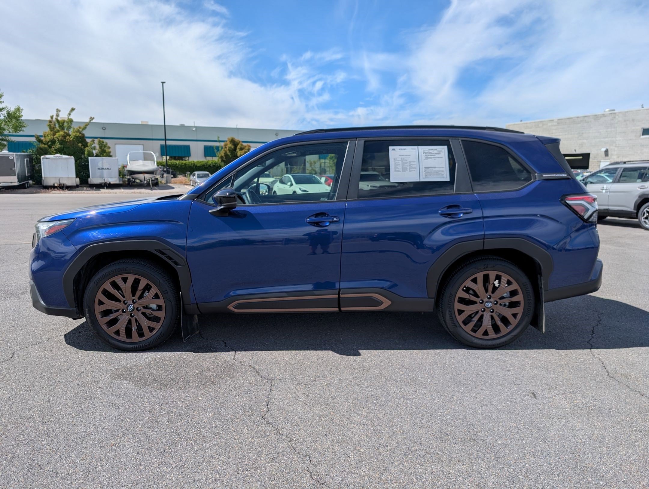 Used 2025 Sapphire Blue Pearl Subaru Sport image 7