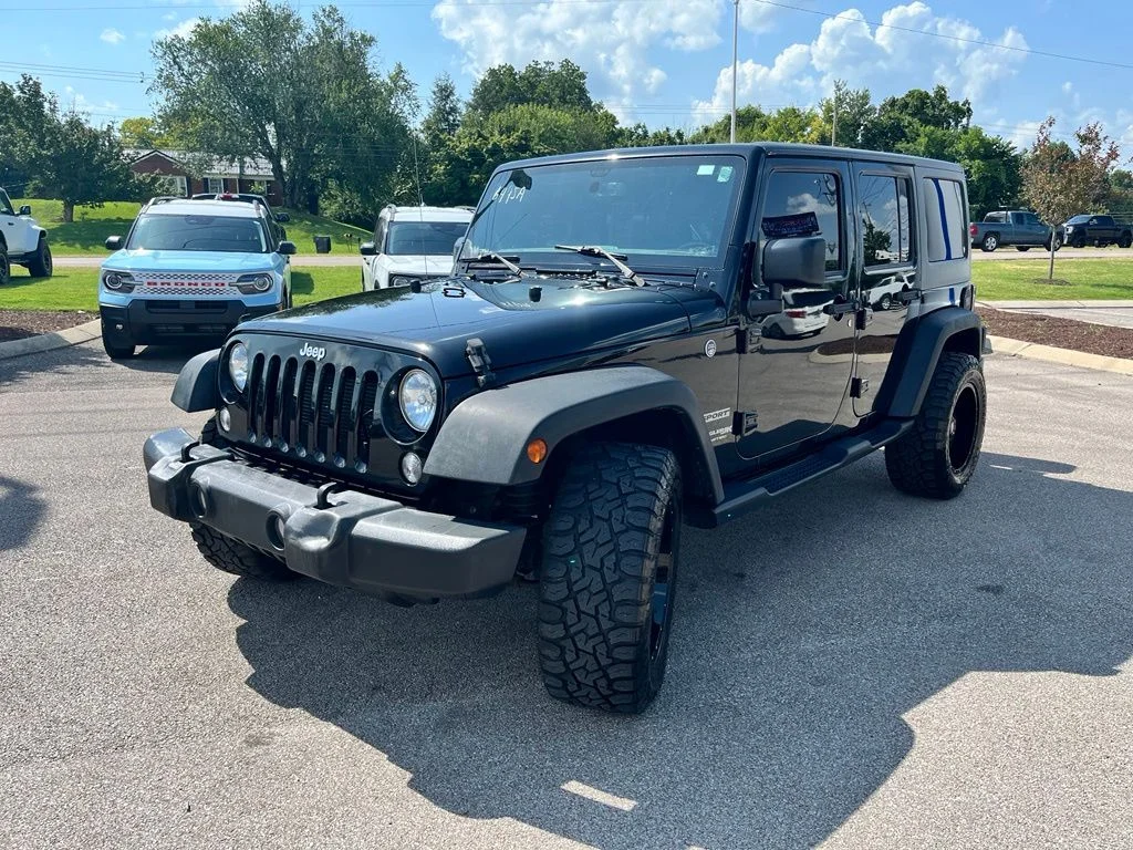 Used 2018 Black Jeep Unlimited Sport image 3
