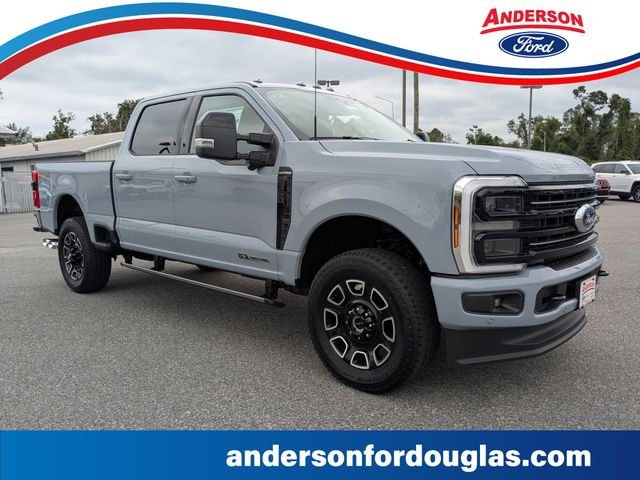 New 2025 Glacier Gray Metallic Tri-Coat Ford F-350® Platinum® image 1