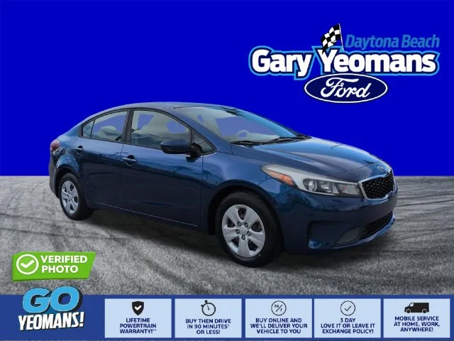 Certified Used 2018 Deep Sea Blue Kia LX image 1