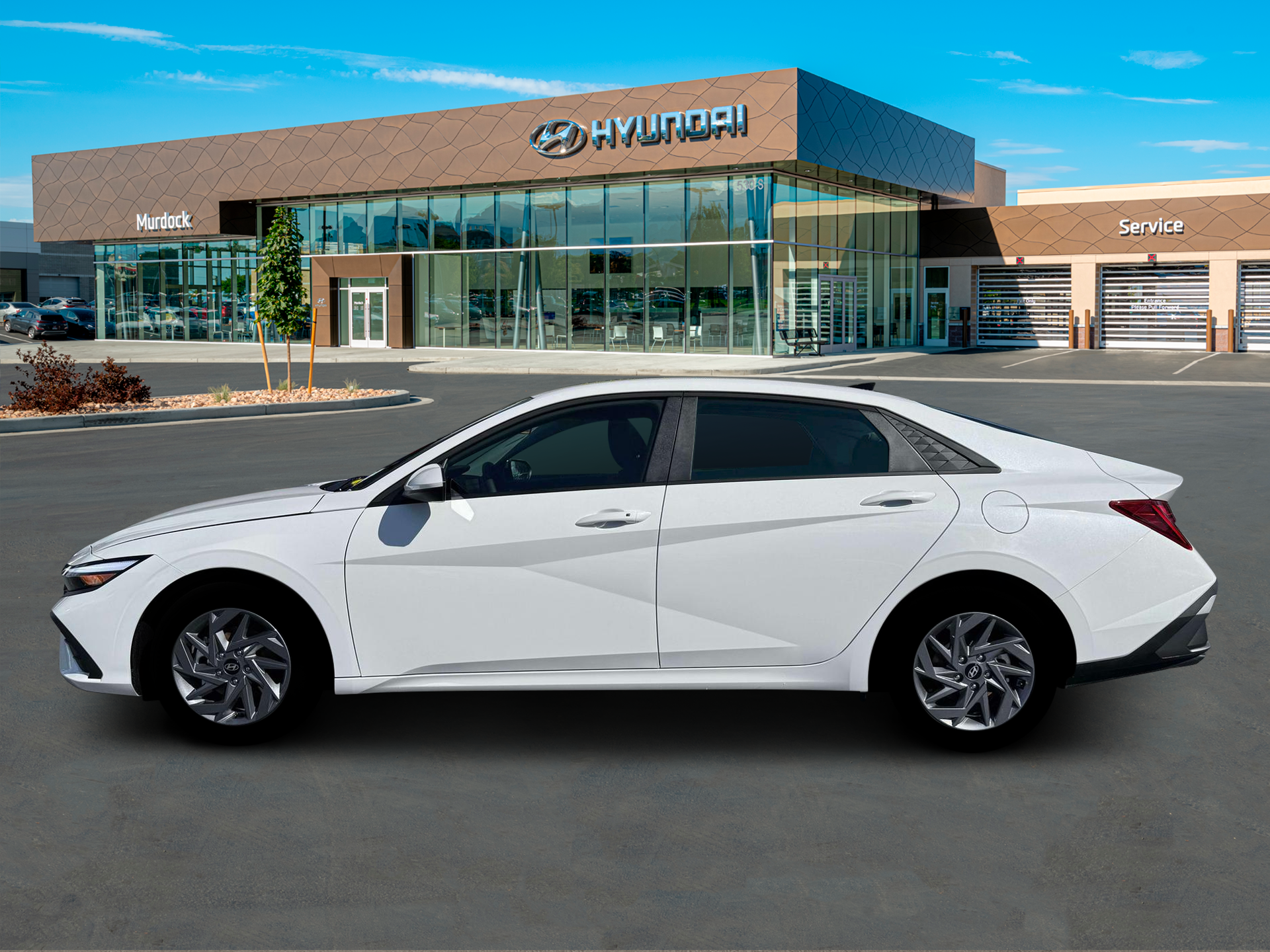New 2026 Serenity White Hyundai Blue image 3