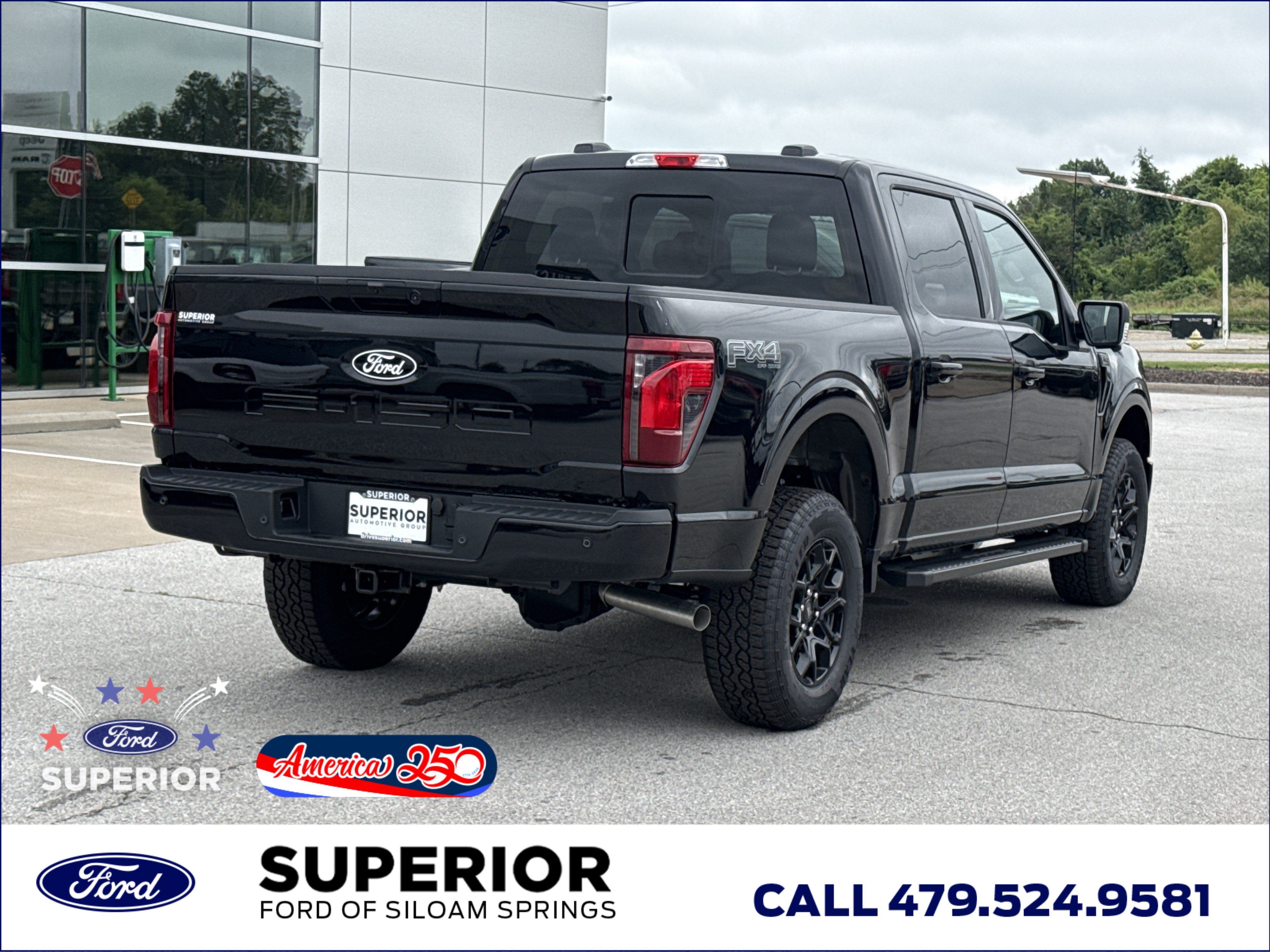 New 2026 Agate Black Metallic Ford XLT 4WD image 3