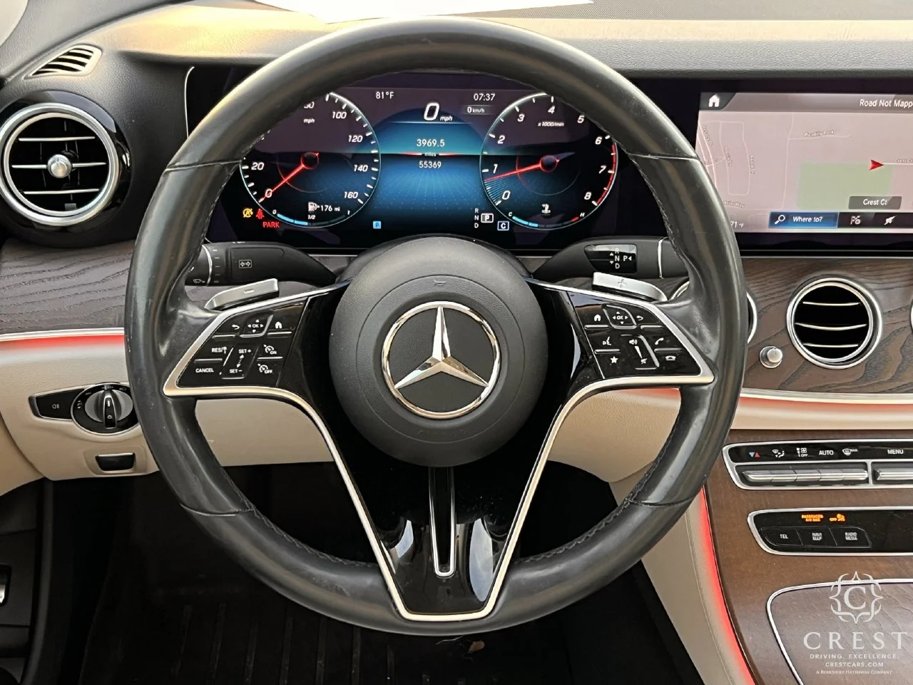 Used 2021 White Mercedes-Benz E 350 4MATIC® image 11