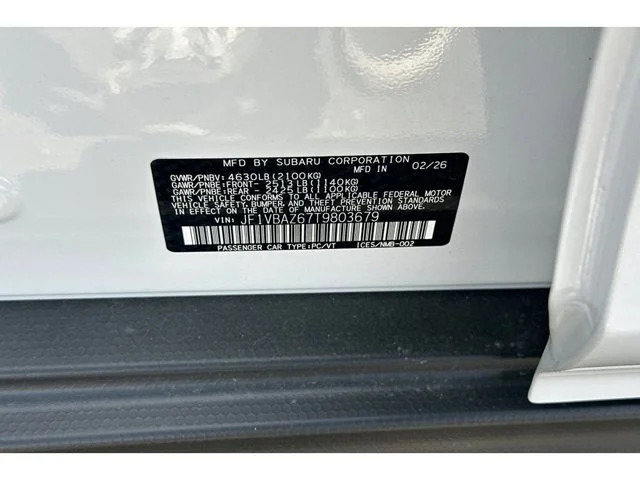 New 2026 CERAMIC WHITE Subaru tS image 63