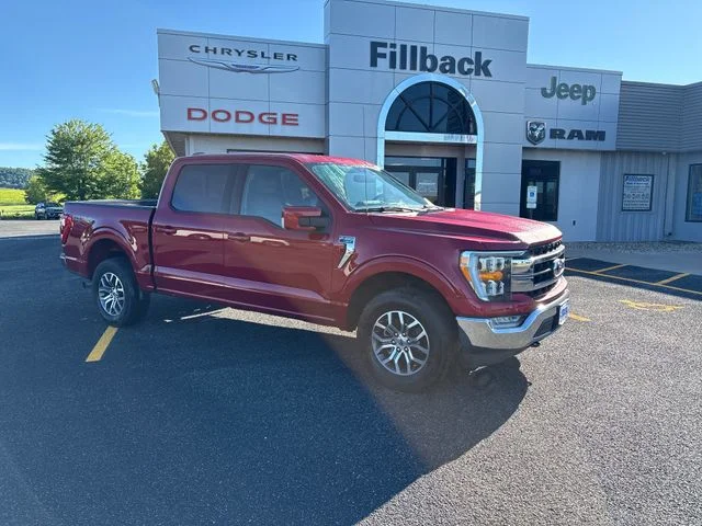 Used 2021 Red Metallic Ford Lariat image 9