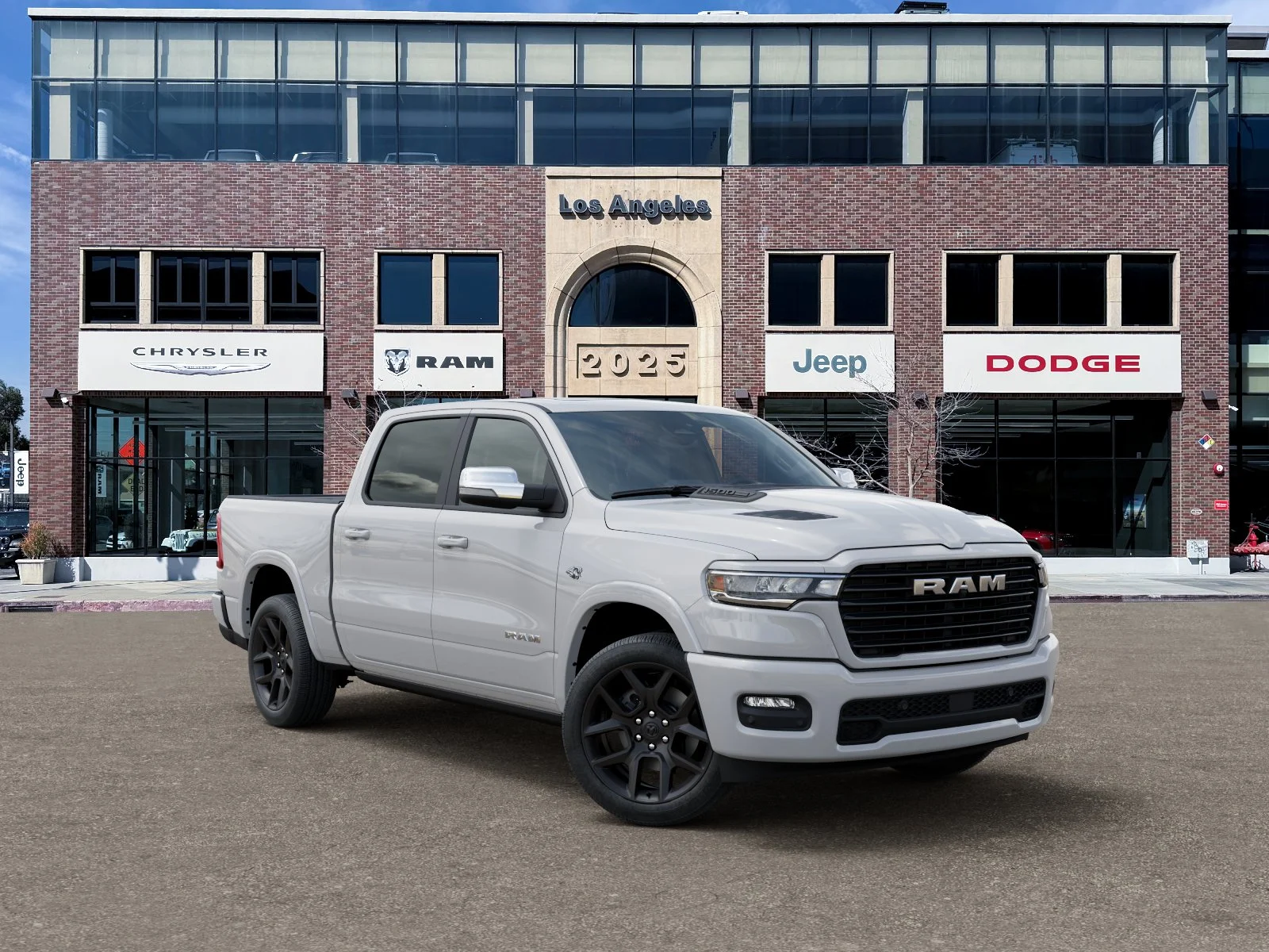New 2026 Bright White Clear-Coat Exterior Paint RAM Laramie image 31