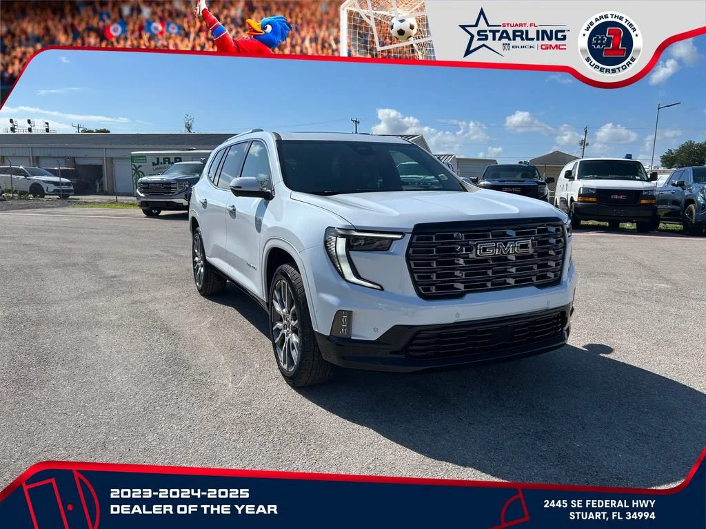 New 2026 Glacier White Tricoat GMC Denali Ultimate image 3