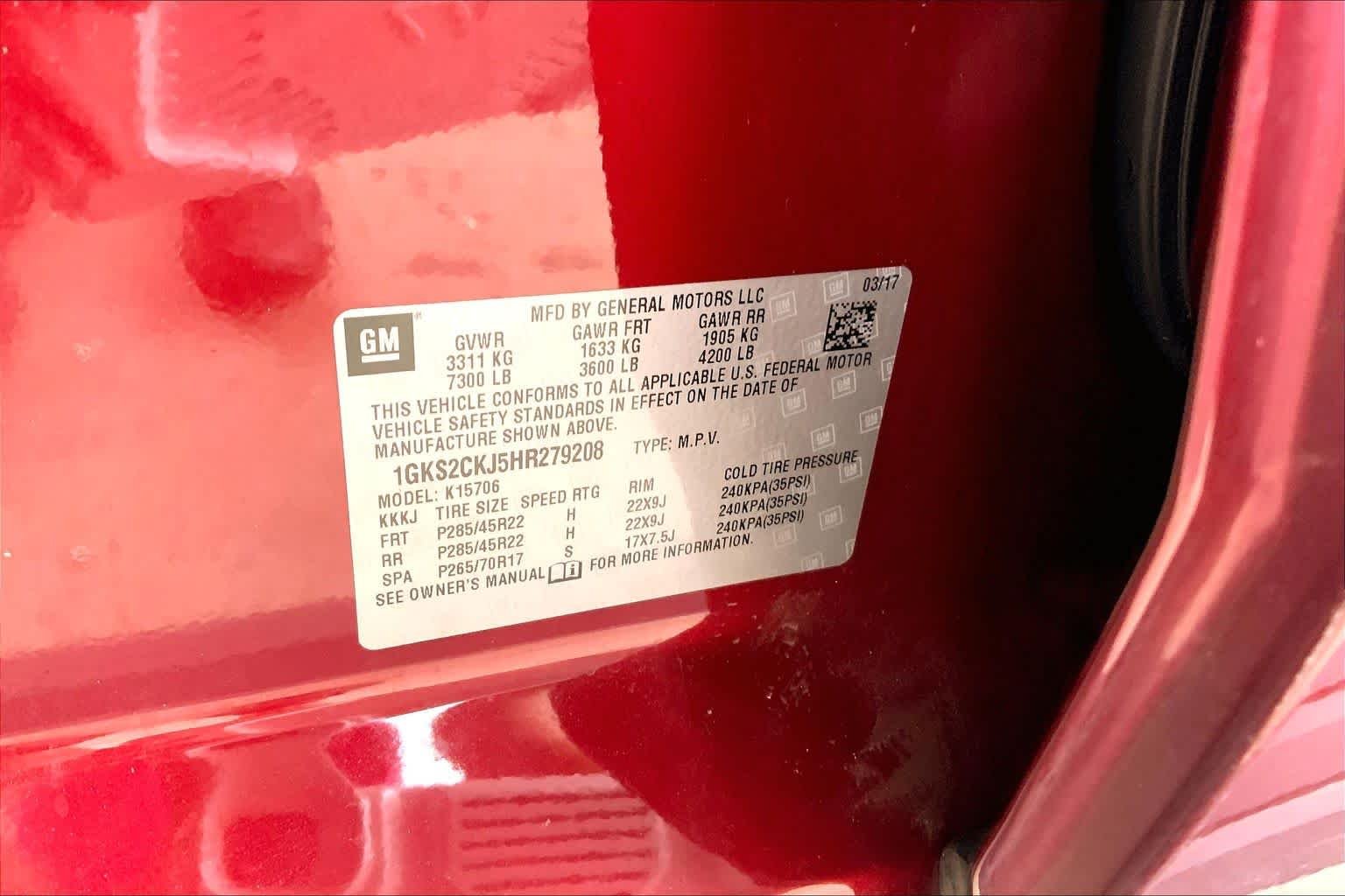Used 2017 Crimson Red Tintcoat GMC Denali image 32