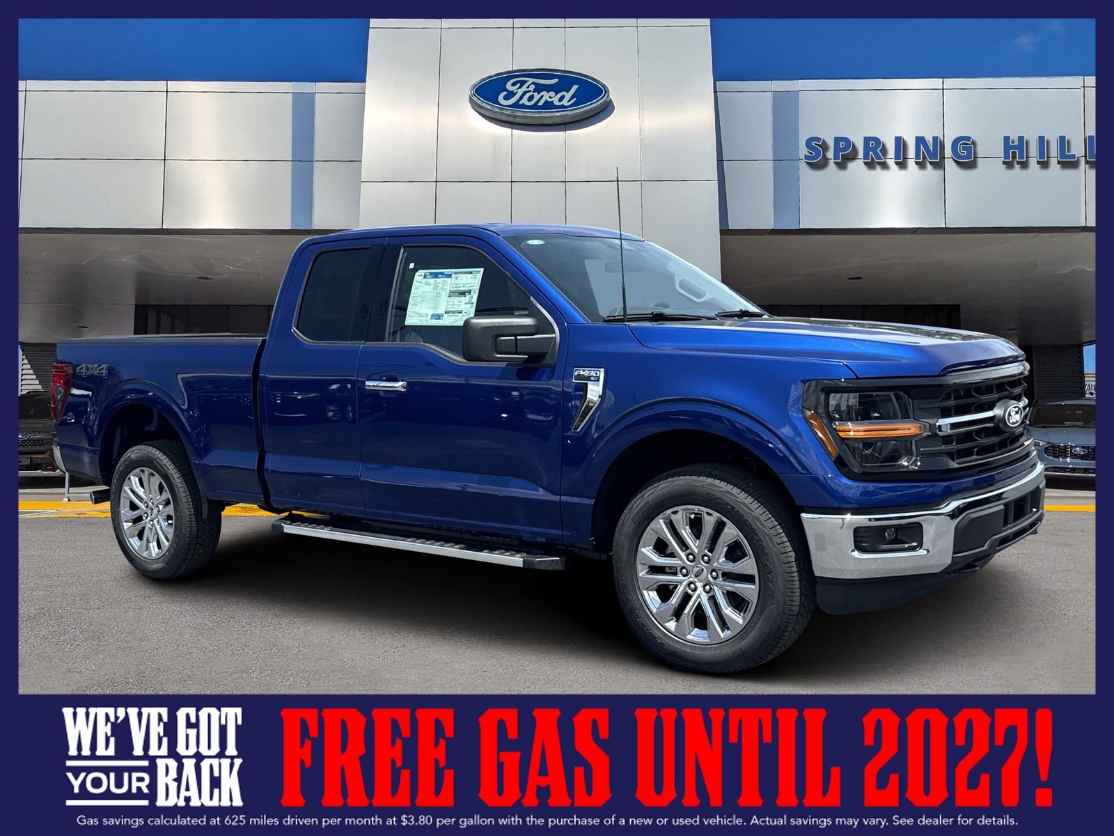 New 2026 Argon Blue Metallic Ford XLT image 1