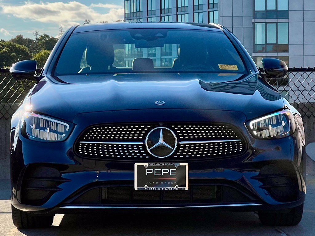 Certified Used 2023 Blue Mercedes-Benz E 350 image 3