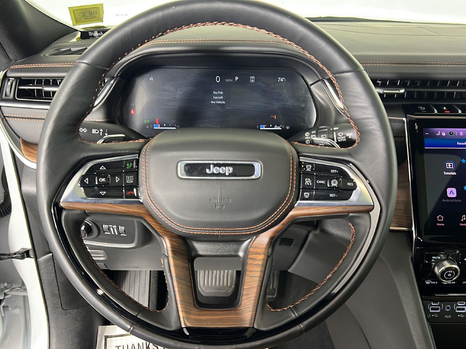 Used 2025 Bright White Clearcoat Jeep Summit image 28