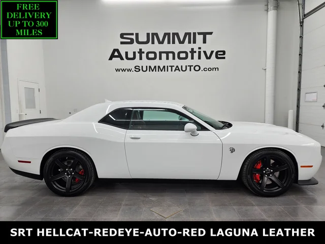 2019 Dodge Challenger Challenger Hellcat Redeye SRT Hellcat Redeye: SRT HELLCAT REDEYE-AUTO-RED LAGUNA LEATHER-NAV-HEAT/COOL SEATS-ALPINE SOUND