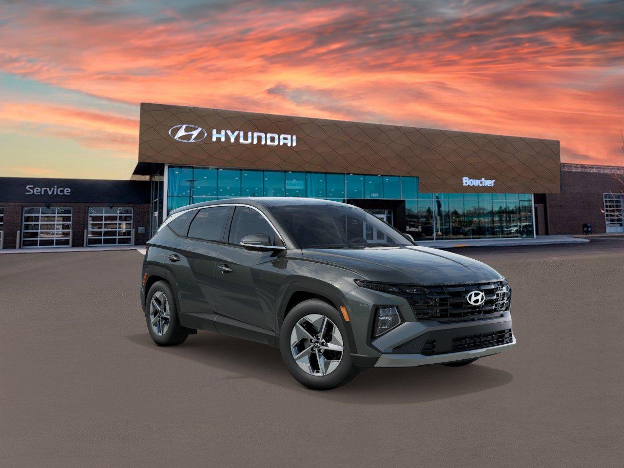 New 2026 Amazon Gray Hyundai SEL AWD image 2