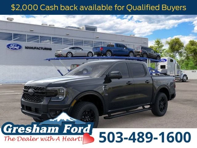 New 2026 Black Ford Lariat image 1
