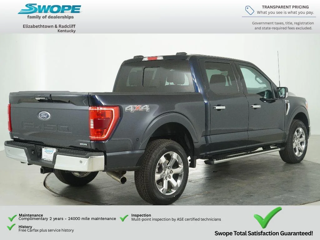Certified Used 2023 Blue Ford XLT image 4