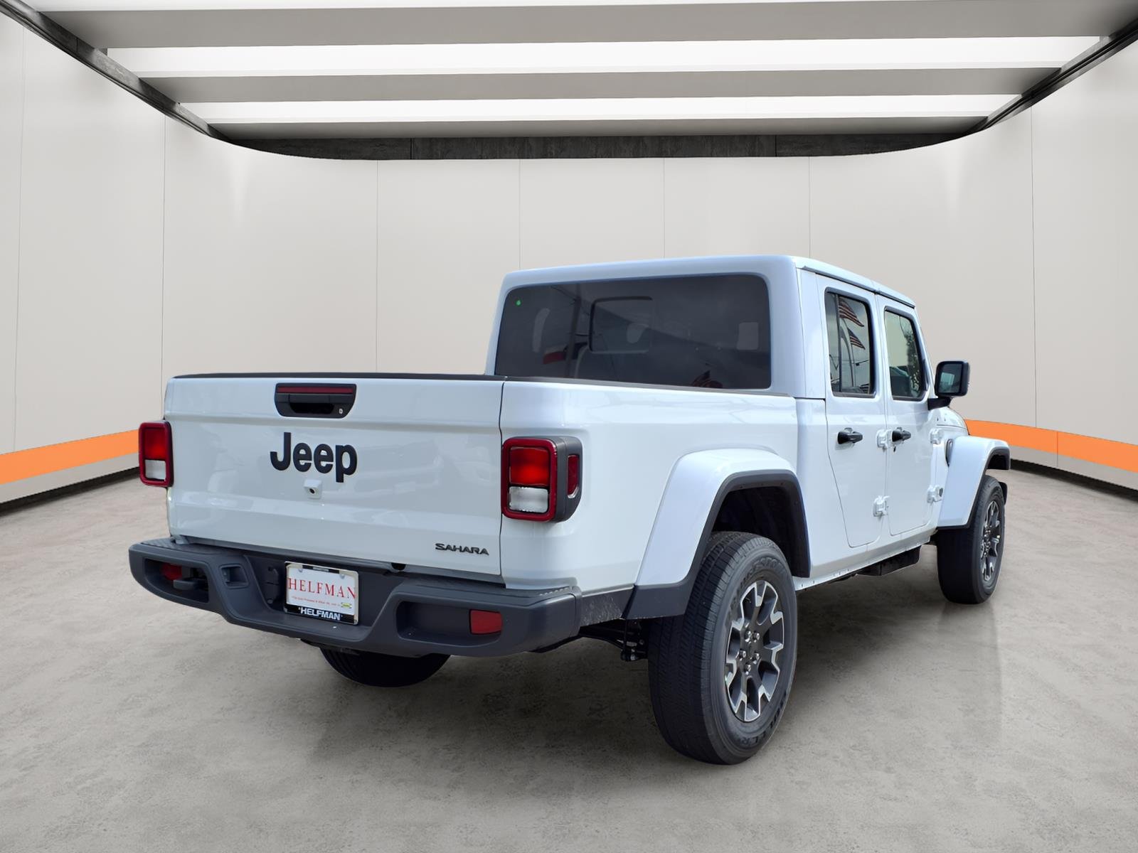 New 2026 Bright White Clear-Coat Exterior Paint Jeep Sahara image 6