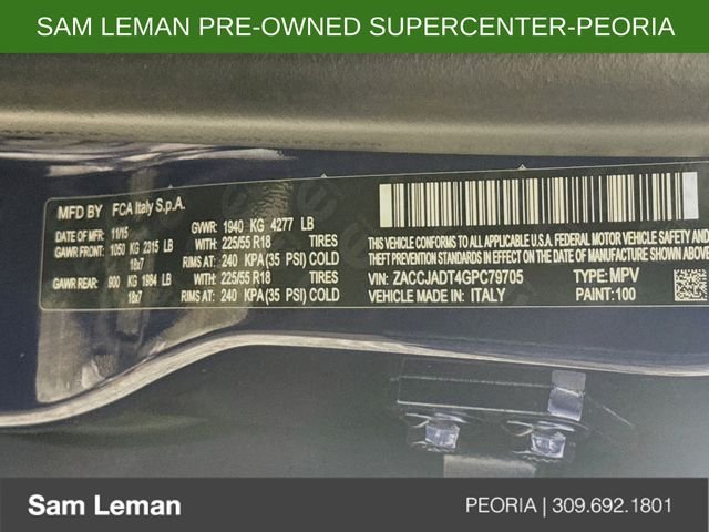 Used 2016 Blue Jeep Limited image 29
