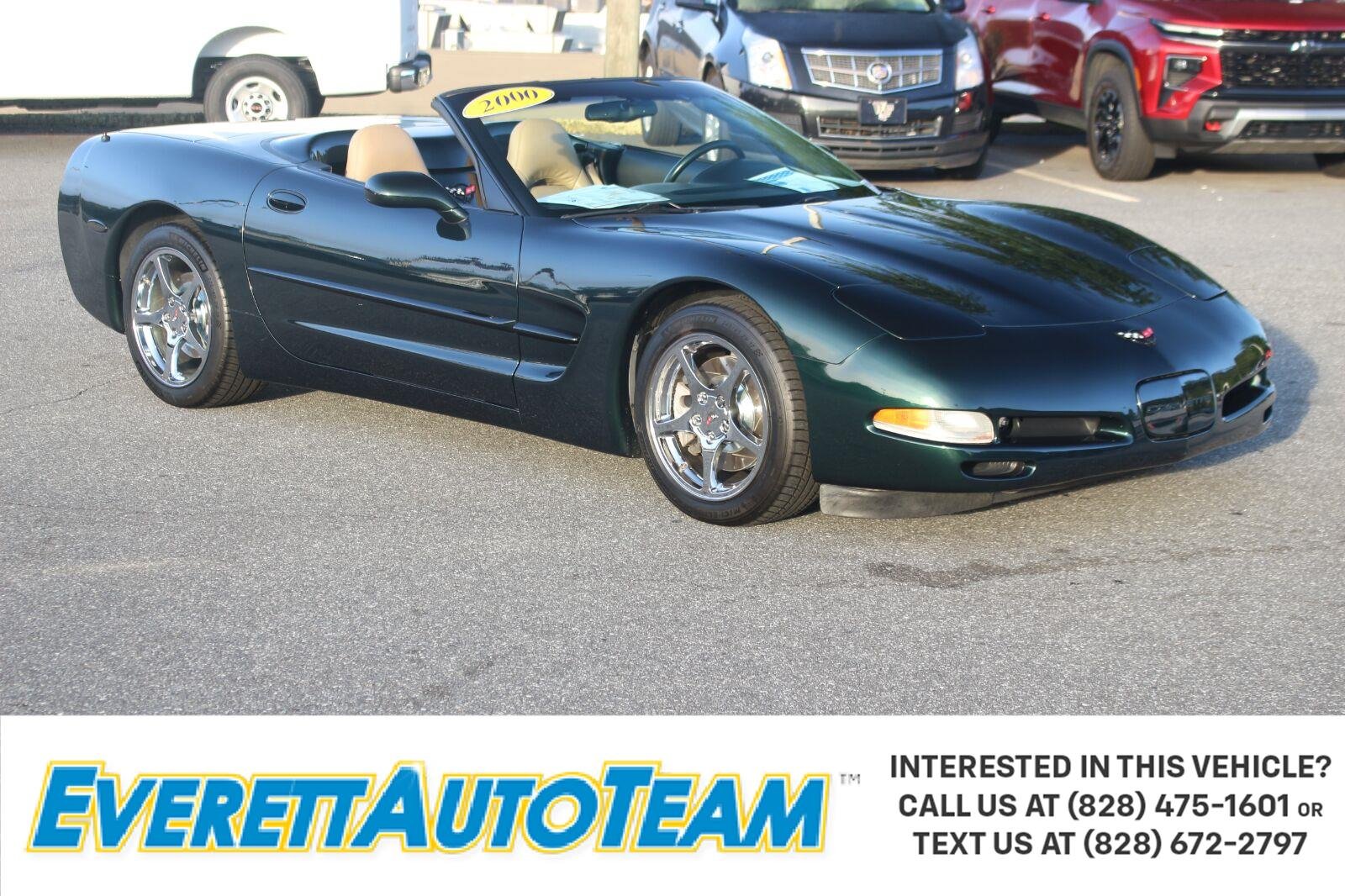Used 2000 Bowling Green Metallic Chevrolet 2dr Convertible image 1