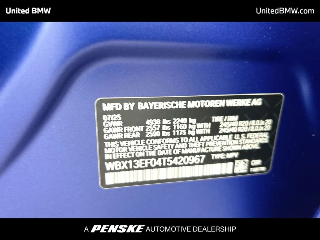 Used 2026 Frozen Portimao Blue II Metallic BMW M35i image 23