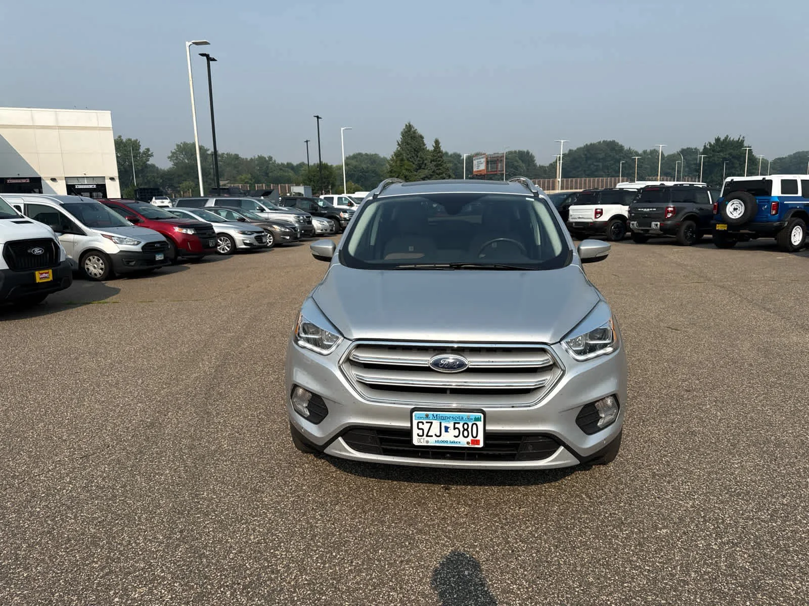 Used 2018 Ingot Silver Metallic Ford Titanium image 2