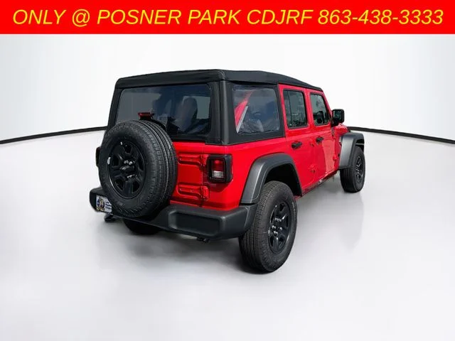 New 2026 Firecracker Red Clear-Coat Exterior Paint Jeep Sport image 5