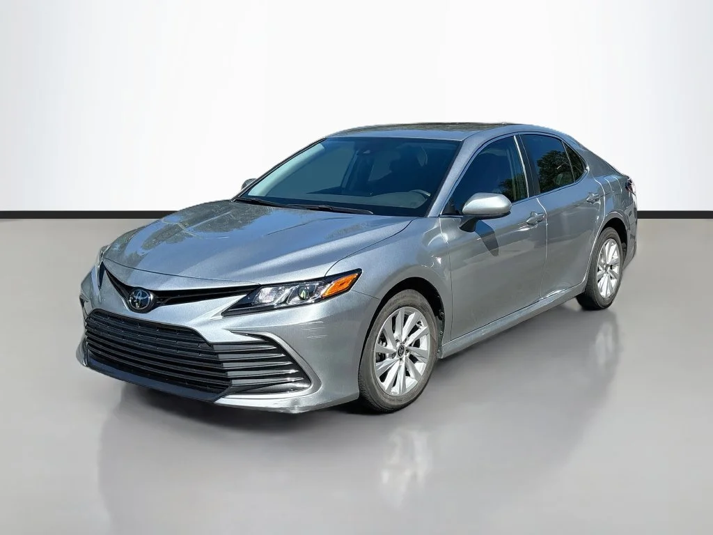 Used 2024 Celestial Silver Metallic Toyota LE image 3