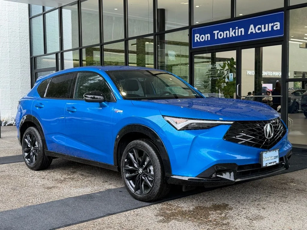 New 2026 Double Apex Blue Pearl II Acura A-Spec with Advance Package AWD image 2