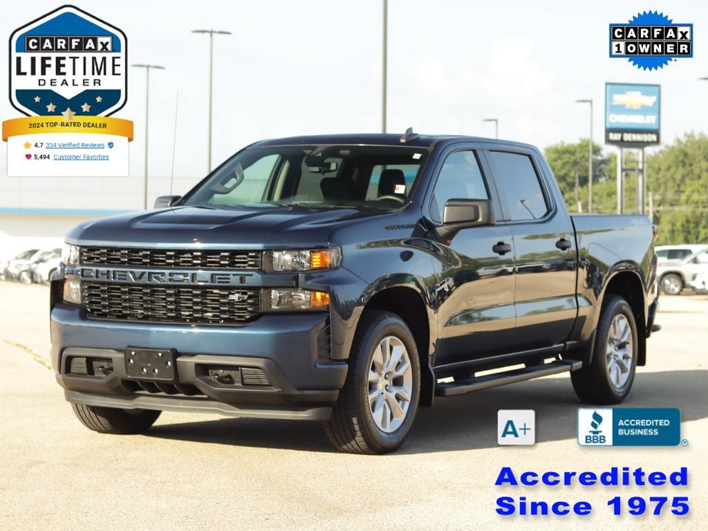 Used 2022 Northsky Blue Metallic Chevrolet Custom image 3