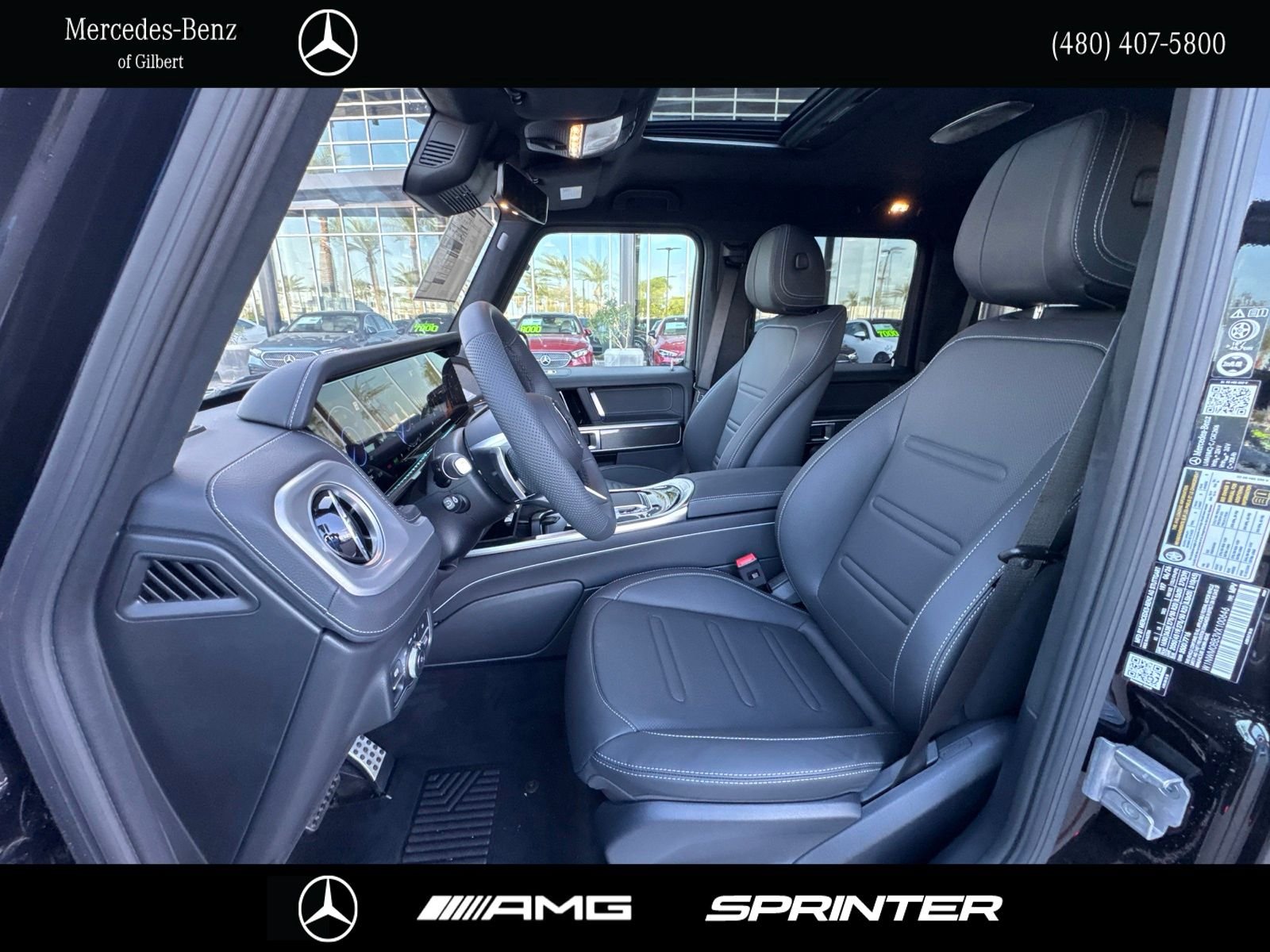 New 2027 Obsidian Black Metallic Mercedes-Benz G 580 image 7