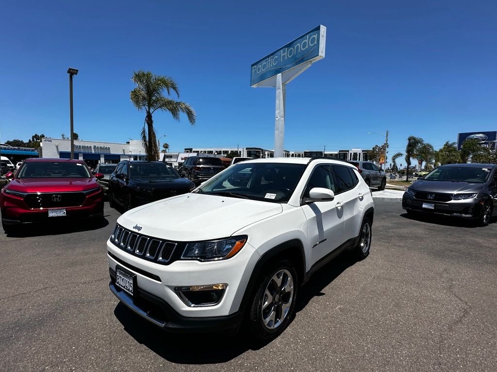 Used 2021 White Clearcoat Jeep Limited image 2