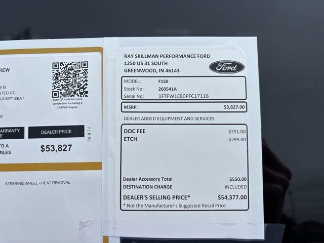 Used 2023 Red Ford Lariat image 3