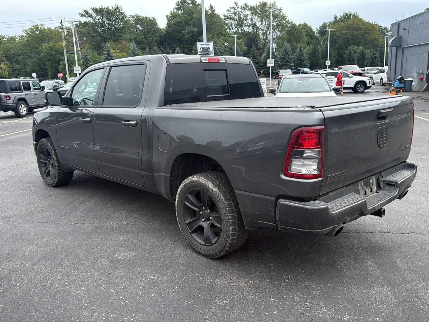 Used 2022 Granite Crystal Metallic Clearcoat Ram Big Horn image 5