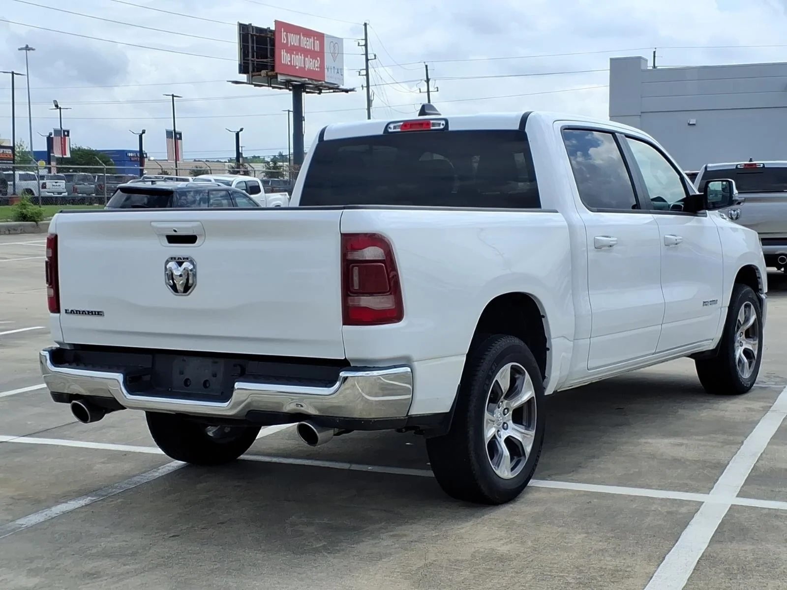2024 Ram 1500 Laramie White at Robbins Nissan