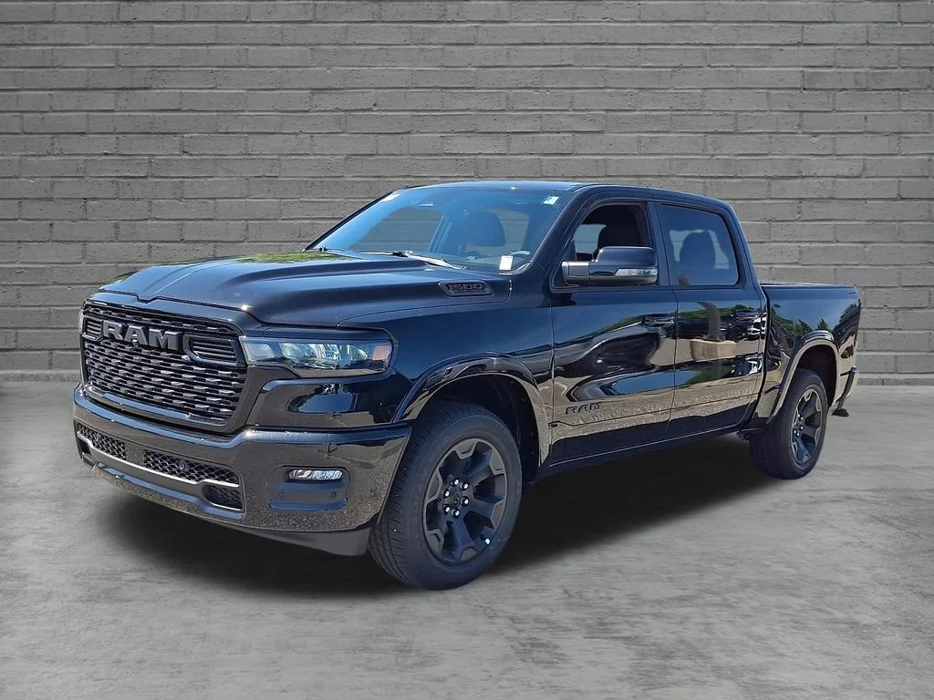 New 2027 Diamond Black Crystal Pearlcoat Ram Big Horn image 4