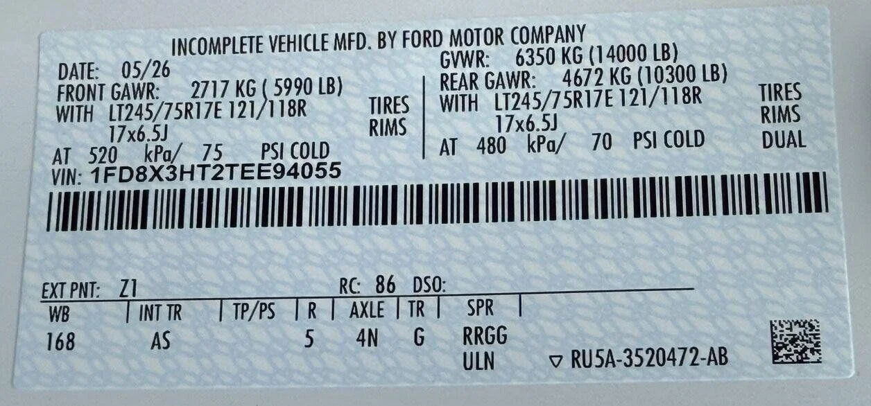 New 2026 Oxford White Ford XL image 9