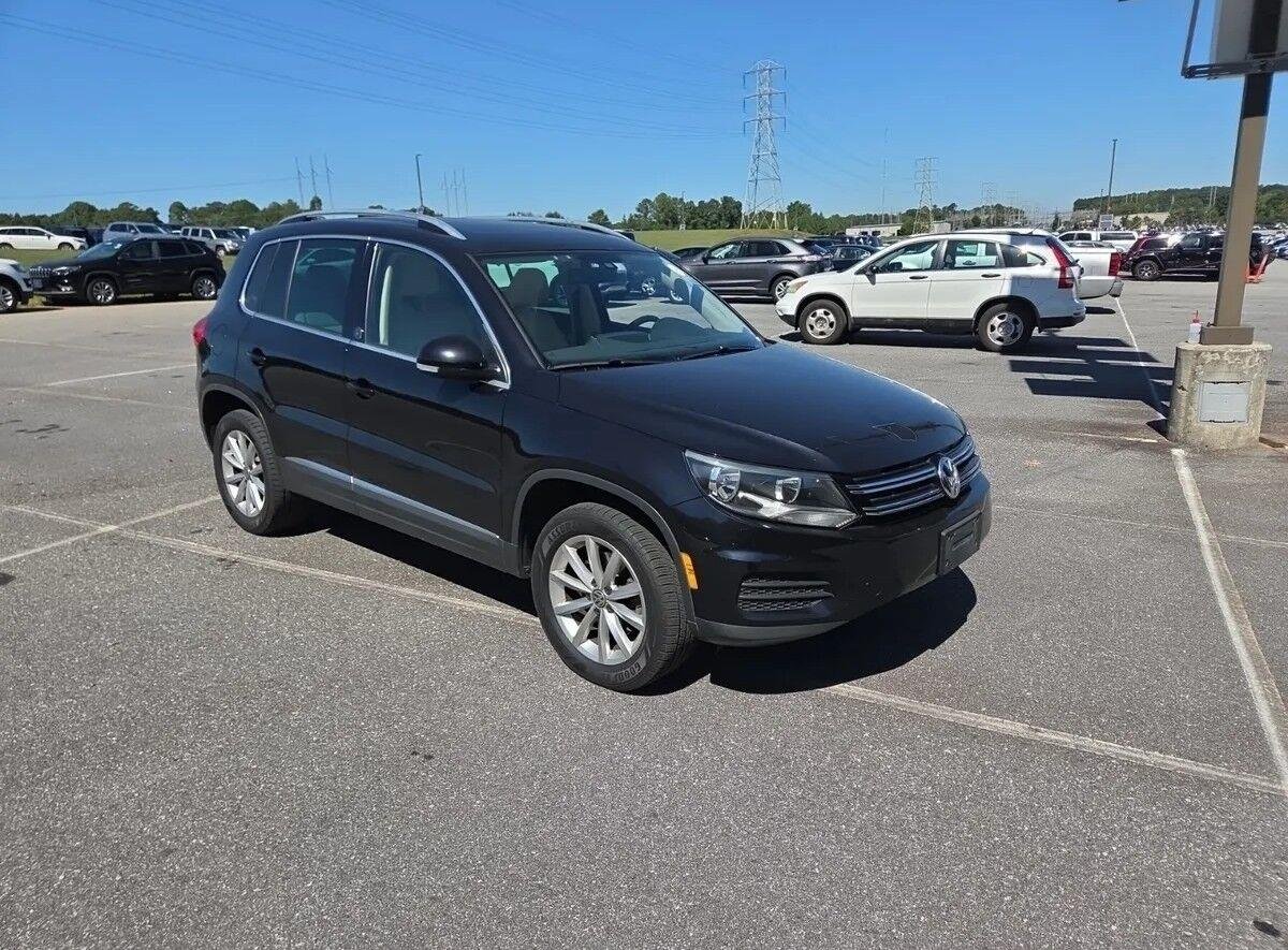 Used 2017 Deep Black Pearl Volkswagen Wolfsburg Edition image 2