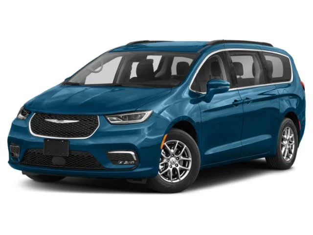 Used 2021 Fathom Blue Pearlcoat Chrysler Limited image 1