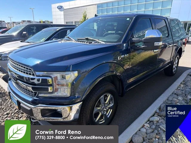 Used 2018 Blue Ford Lariat image 4
