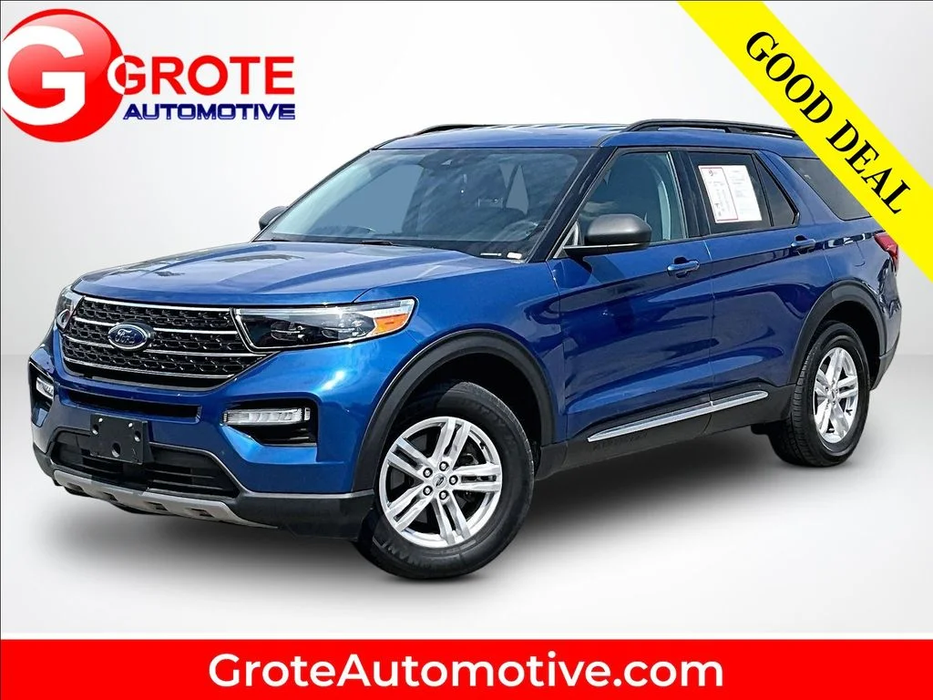 Used 2020 Blue Ford XLT image 1