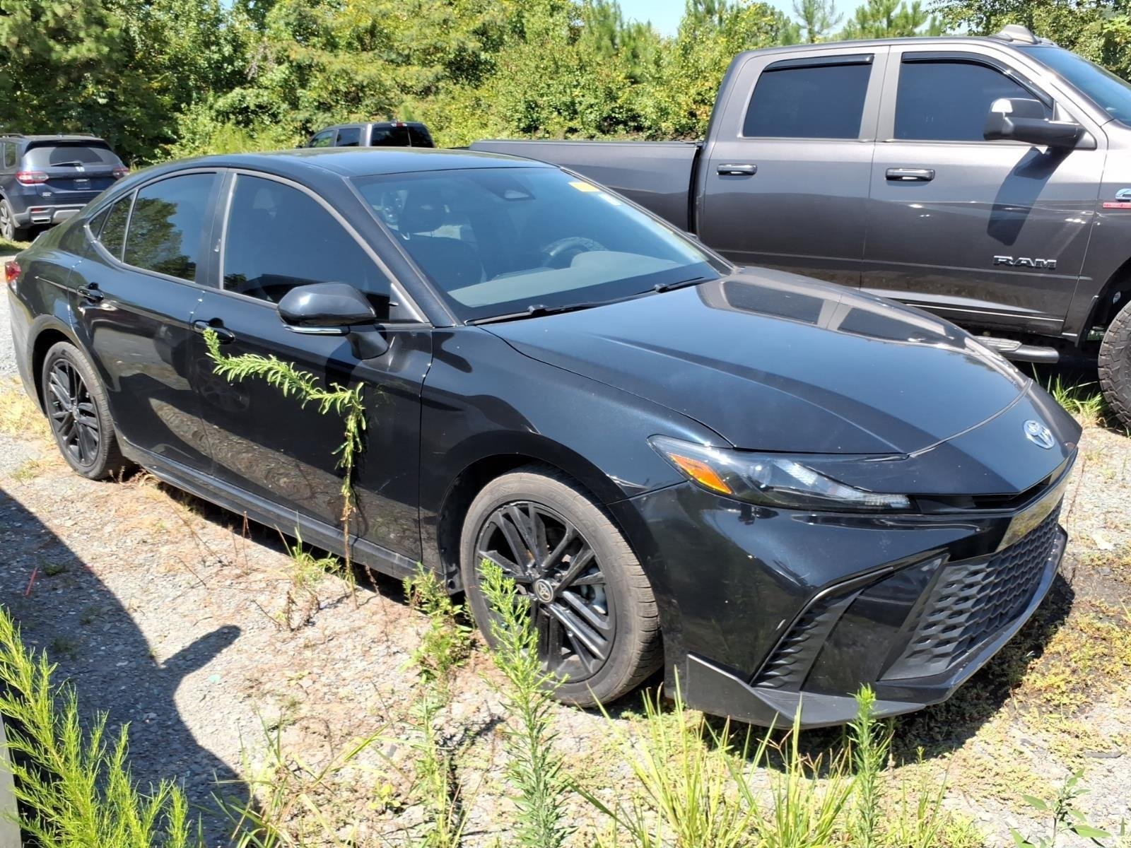Used 2025 BLACK Toyota SE image 5