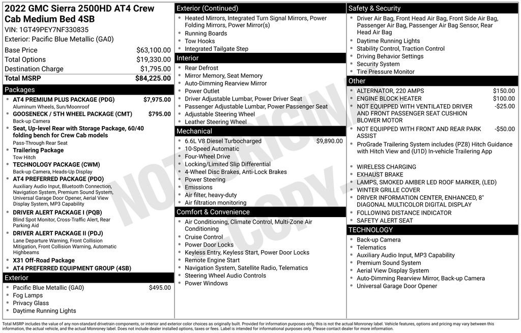 Used 2022 Blue GMC AT4 image 26
