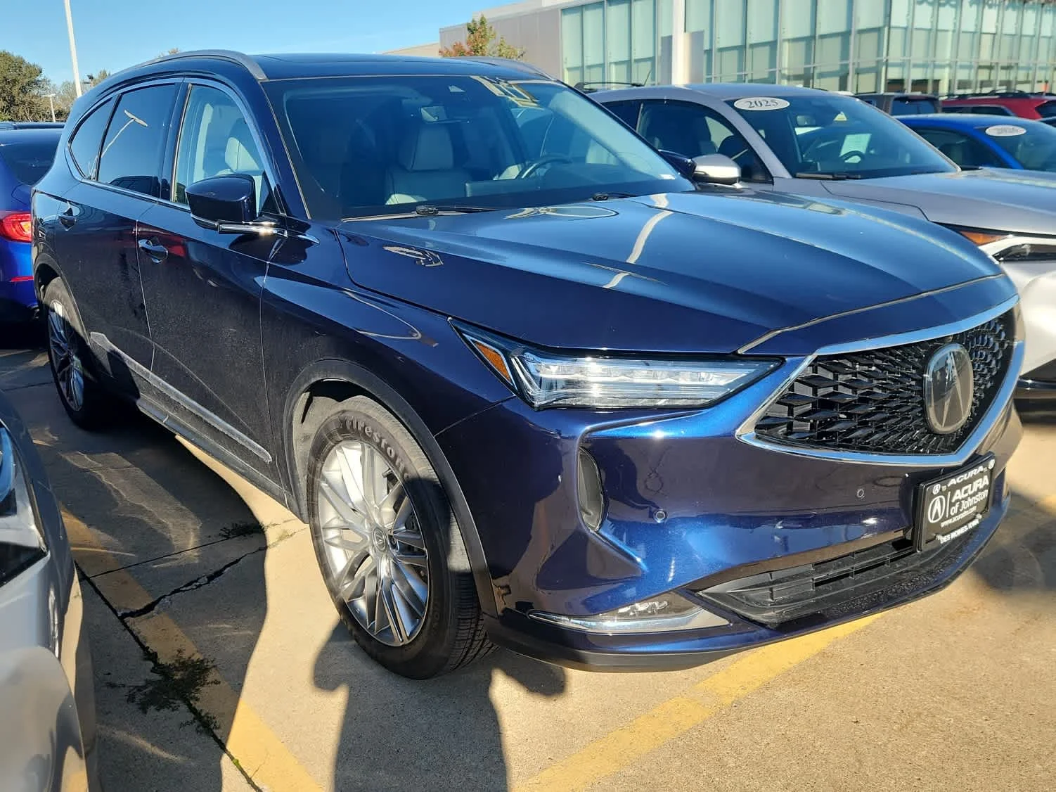 Used 2022 Fathom Blue Pearl Acura w/Advance Package image 3