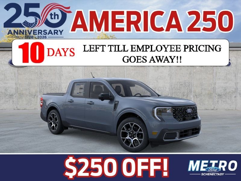 New 2026 Azure Gray Metallic Tri-Coat Ford Lariat image 1