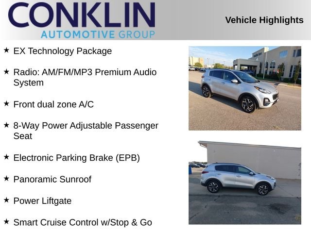 Used 2020 Silver Kia EX image 2