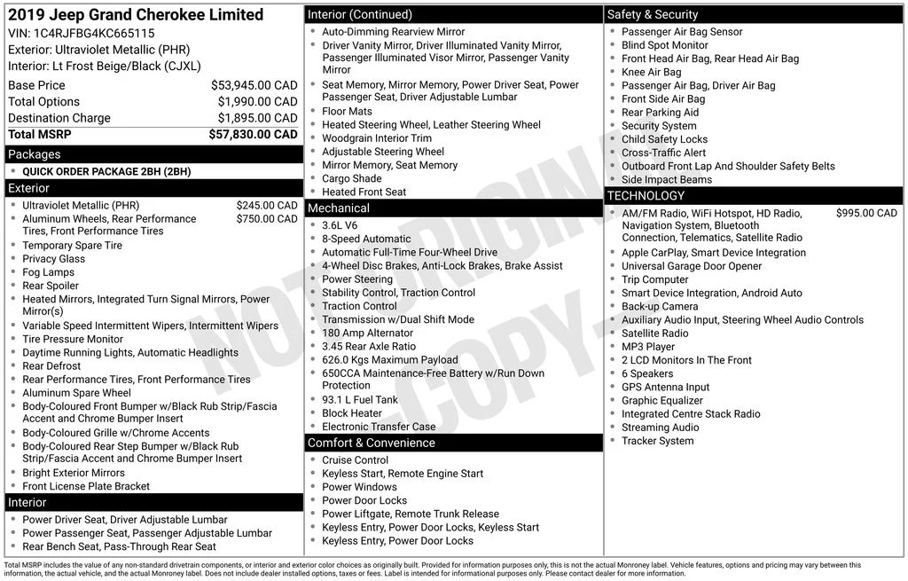 Used 2019 Red Jeep Limited image 6